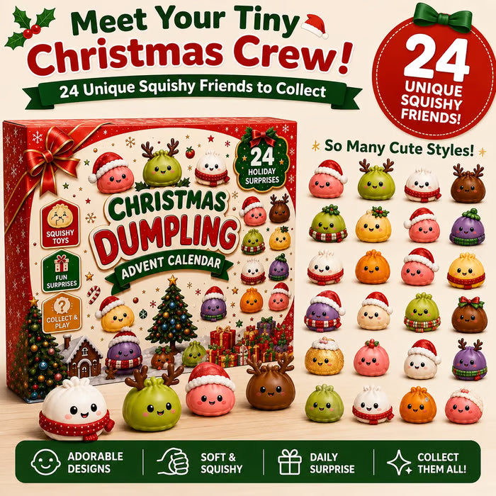 🎄 24-Day Mini Squishy Christmas Advent Calendar