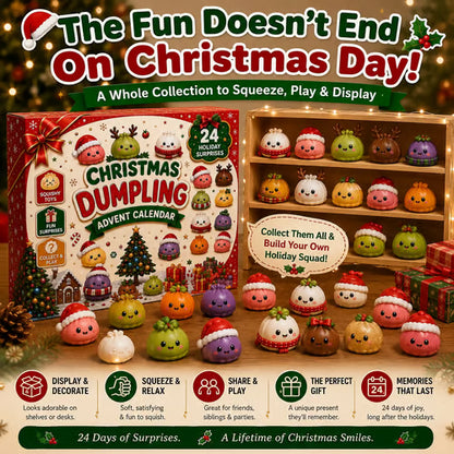 🎄 24-Day Mini Squishy Christmas Advent Calendar