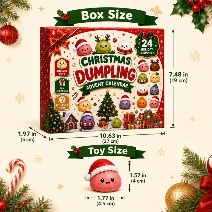 🎄 24-Day Mini Squishy Christmas Advent Calendar
