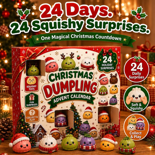 🎄 24-Day Mini Squishy Christmas Advent Calendar