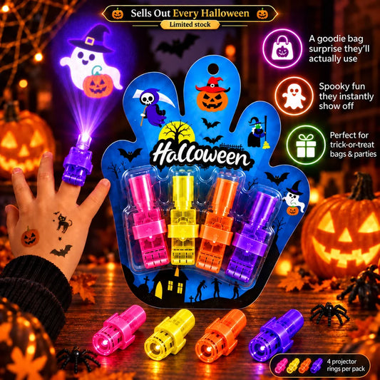 Lavirac™ Halloween Finger Projectors