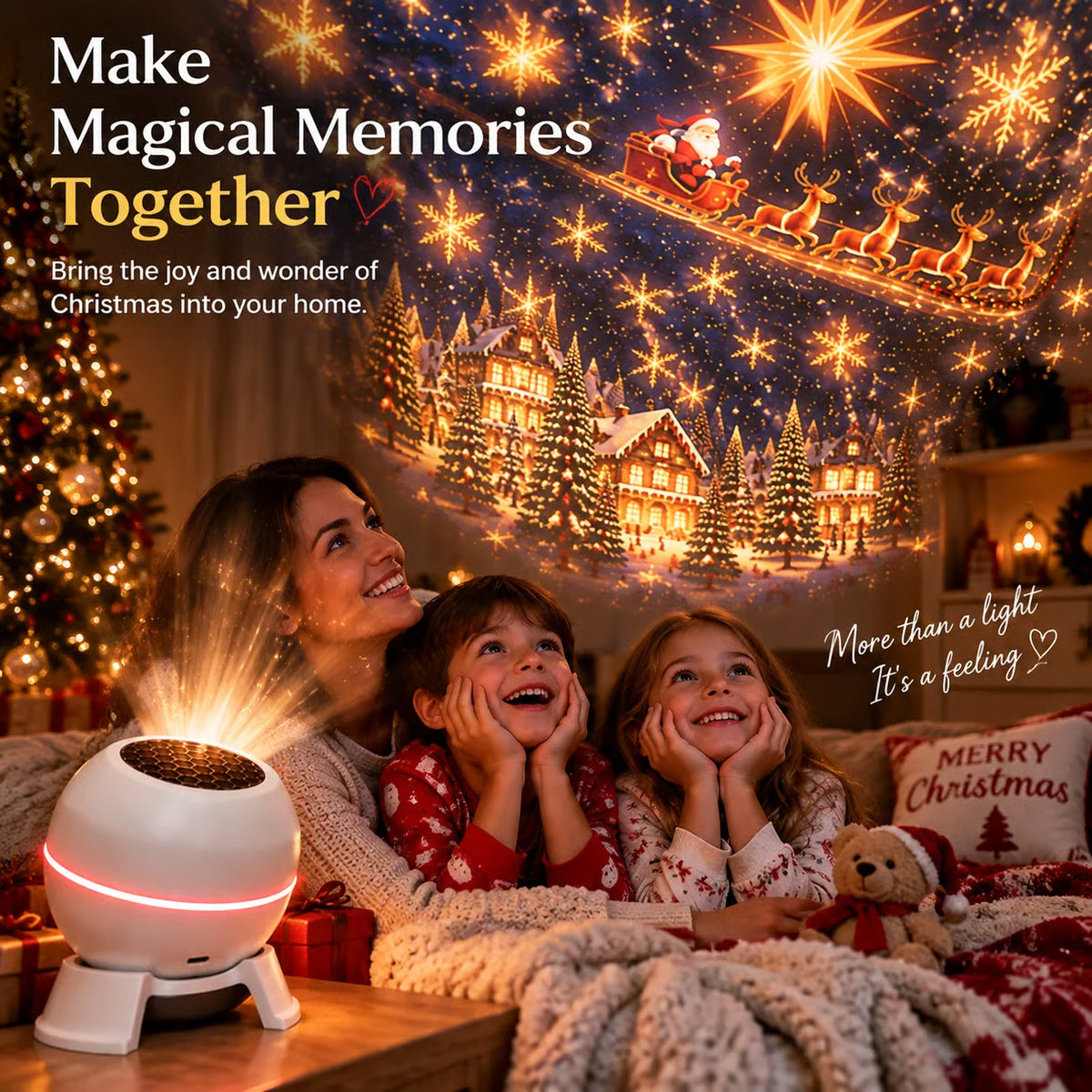 🎅 Lavirac Christmas Wonderland Projector