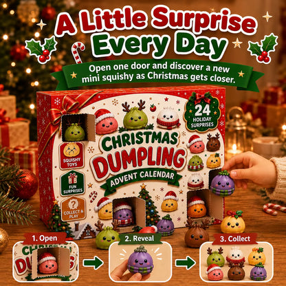 🎄 24-Day Mini Squishy Christmas Advent Calendar